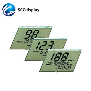 SJXDGW007 Günstige HTN Monochrom 7 Segment LCD-Anzeige modul Benutzer definiertes Segment LCD-Anzeige module - Product Image 4