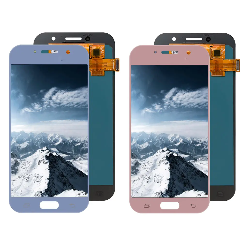 Pantalla LCD Super AMOLED de 100% pulgadas para SAMSUNG Galaxy A5 5,0, A520, A520F, montaje de digitalizador táctil de SM-A520F, probado al 2017