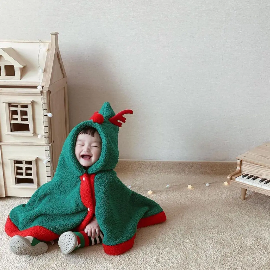 Suministro DE FÁBRICA DE China, disfraz de elfo de Navidad, fiesta de Navidad, ropa de árbol de Navidad para niños y adultos