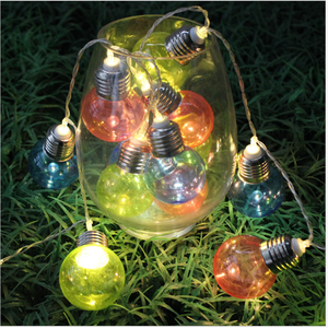 Multicolor <strong>LED</strong> <strong>String</strong> <strong>Light</strong> for Outdoor Camping Christmas &amp; Other Festivals Holiday Globe Ball Bulb <strong>String</strong> Lighting - Product Image 6