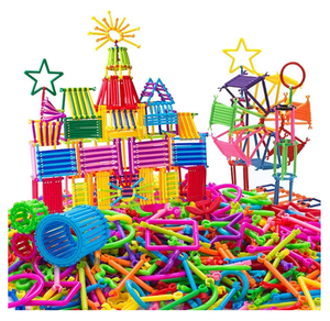 Juego de 500 bloques de construcción de diferentes formas, Kit de conexión entrelazada de ingeniería, juguetes de construcción - Product Image 1