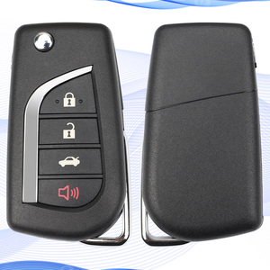 MS รีโมทรถยนต์แบบพับได้3 + 1ปุ่มจากโรงงานสำหรับ Toyota พร้อมชิพ H fccid HYQ12BFB PN 89070-06790รีโมทคอนโทรลรถเปล่ากุญแจรถ - Product Image 3