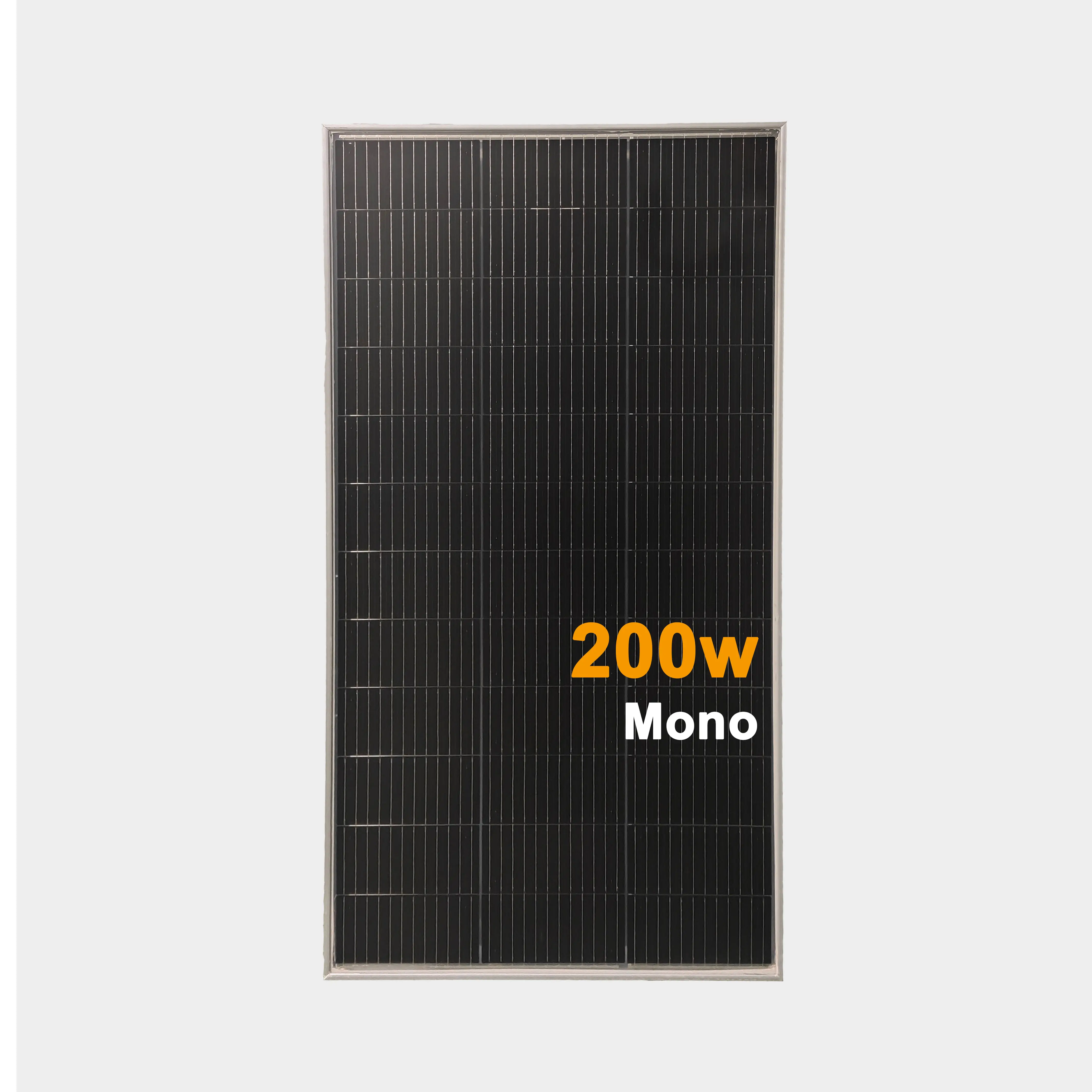 200 Watt Günstiges Zuhause mit Modul in Solarmodulen aus China 200 w Kleines Modul Kunden spezifische Photovoltaik 200 w