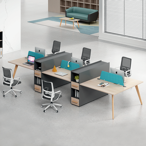 Wholesale Modern 2 Person Table Modular Cubicle <strong>Partition</strong> Office <strong>Desk</strong> Workstation PC Laptop <strong>Desk</strong> Office Furniture
