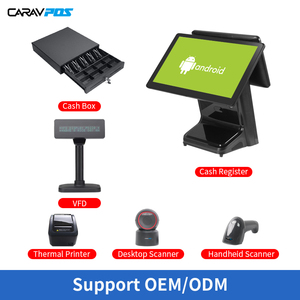 Nuovo <span class=keywords><strong>Android</strong></span> POS ottimo prezzo 15.6 pollici <span class=keywords><strong>Windows</strong></span> POS sistema terminale doppio schermo per ristoranti - Product Image 6