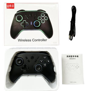 מותאם אישית רטט טורבו ג 'ויסטיק gamepad עם בקר אלחוטי הוביל פרו עבור נינטנדו מתג בולד ו-PC קיטור