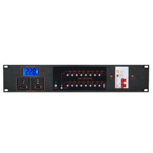 T DJ equipo Secuencia de alta potencia sistema de sonido fuente de alimentación secuenciador 16 canales