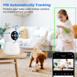 5MP Smart Home Security System Remote Control Dome PTZ One-Key Alarm <strong>Function</strong> Two-Way <strong>Intercom</strong> Wall Mount CCTV <strong>IP</strong> <strong>Camera</strong> - Product Image 2