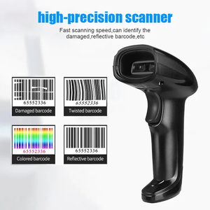 Fábrica OEM ODM Barra de escaneo automático Lector de código QR 1D 2D Escáner de código de barras con cable de mano - Product Image 5