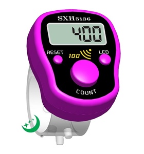 SXH5136工厂批发电子戒指数字理货计数器带LED Tasbih数字100哔声 - Product Image 1