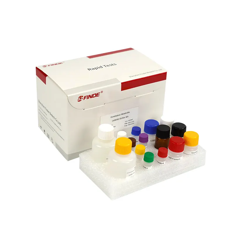 Kit d'essai du métabolite de furaltadone (AMOZ) ELISA pour l'essai de sécurité alimentaire des oeufs