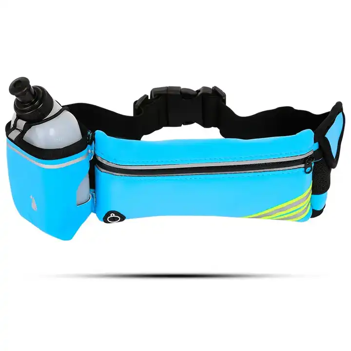 Nuovo Design resistente bottiglia d'acqua marsupio Outdoor sport Fitness elastico Fanny Pack cintura da corsa