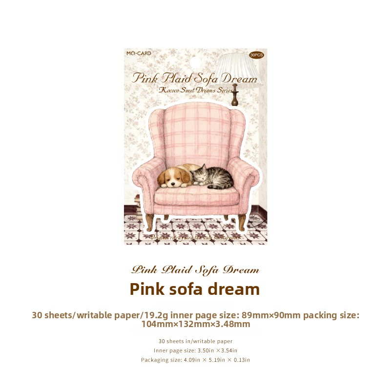 C Pink Checkered Sofa Dream - Yellow