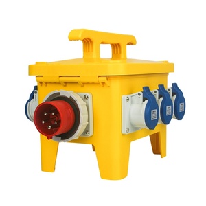 שקע CNPINJI ABS/PC עמיד למים IP67 <span class=keywords><strong>CEE</strong></span> של חלוקת שקעים ניידת עם תיבת חלוקת חשמל מחבר