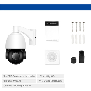 4K 8MP 25x Optical Zoom POE IP PTZ กล้องโดมความเร็วการรักษาความปลอดภัยกลางแจ้ง AI มนุษย์ติดตามอัตโนมัติสร้างในไมค์ระยะทาง IR 100เมตร P2P - Product Image 3