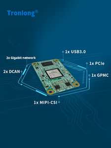Tronlong AM570x scheda nucleo industriale TI AM5708 per braccio + DSP Cortex-A15 C66x Linux Kit di sviluppo - Product Image 4