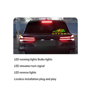 BMW X5 G05 G18 F95 için 2019-2023 yükseltme 2024 G05Lci stil LED arka lambası koşu işık flama dönüş sinyali tak ve çalıştır - Product Image 3