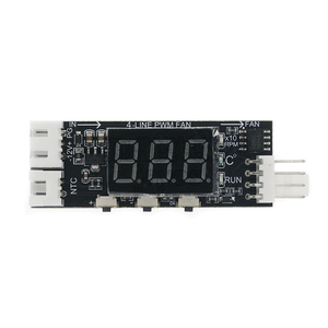 12V 4線PWMデジタルディスプレイファン温度コントローラモジュール3A減速ノイズリダクション電子キット - Product Image 3