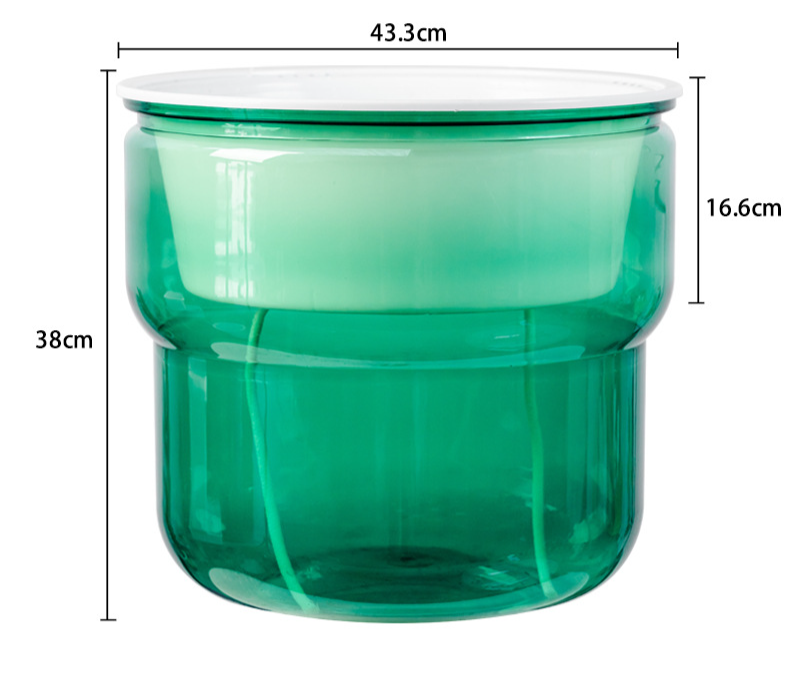 Transparent green extra-large size 430