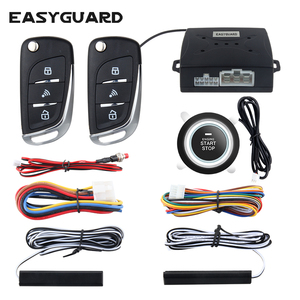 Pke keyless go 自动启动报警智能远程启动按钮启动系统无钥匙进入中央锁定系统 - Product Image 2