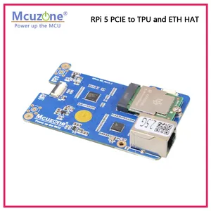 MP2.5G-TPU Raspberry Pi 5 PCIE to TPU E 2.5G Ethernet HAT M.2 E interfaccia chiave, supporto Google coral Edge TPU Custom - Product Image 5