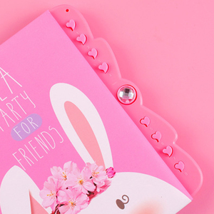 Bloqueado diário criativo bonito, bloco de notas, livro de senha para estudantes da escola, papelaria, menina, presentes, <span class=keywords><strong>notebook</strong></span>