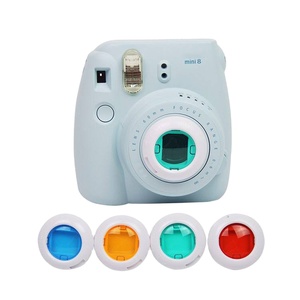 4 in 1 Rund muster 49mm Kaliber Objektiv filter für Instax Mini 7s/8/9 Sofort bild kamera Polarisation und Farbfilter - Product Image 5