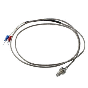 M6螺纹型J K T S E热电偶温度传感器，带2m延长线，适用于高温应用 - Product Image 2