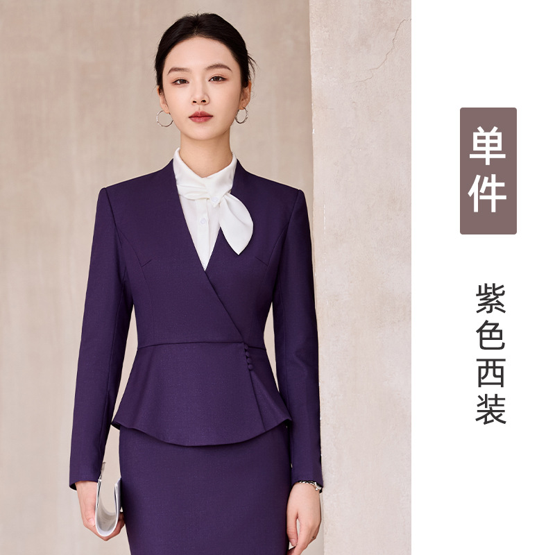 purple suit