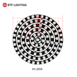 WS2812B RGB Indirizzabili Led Cerchio Arduino Anello di Luce DC5V Rotondo Ha Condotto La Luce di Pannello