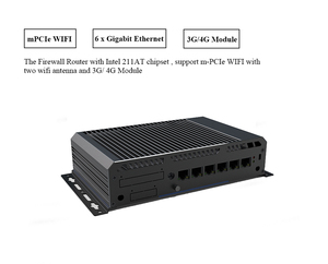<strong>Network</strong> Firewall 6 Lan AES-NI Single-board <strong>Computer</strong> Mini PC Fanless Linux Server VPN Router for Pfsense - Product Image 6