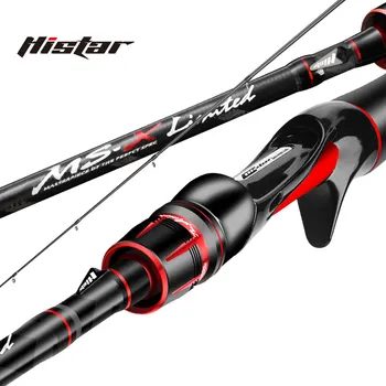 Histar Wholesale 100% Carbon Fiber Spinning Fishing Rods Casting Travel Rod  4 Sections Fast Action Fishing Tackles