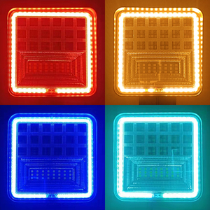 <strong>Led</strong> Light Bars off Road Lights 4x4 126w <strong>LED</strong> Work Bulb with COB Angels Eyes Auxiliary Light for jeep Grand Cherokee Tractor - Product Image 2