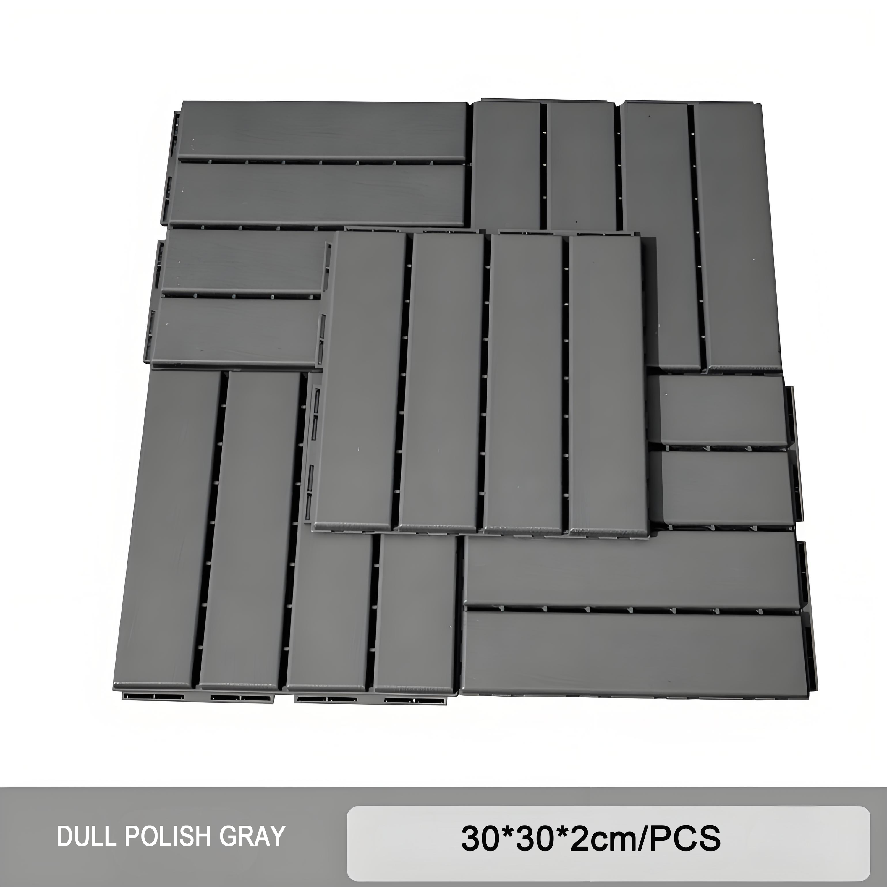 Dull polished gray