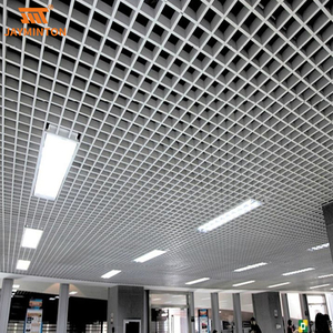 Custom Modern Design Open Cell Aluminum Suspended <strong>Ceiling</strong> <strong>Grid</strong> Fireproof Heat Insulation Sound-Absorbing Metal <strong>Ceiling</strong> - Product Image 2