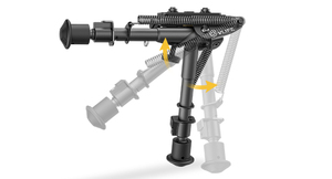 CVLIFE 6-9 Inches <strong>Bipod</strong> with <strong>Bipod</strong> <strong>Mount</strong> Adapter Quick Attach/Detach Swivel for M-adapter for Hunting Tactical Scope Telescope - Product Image 2