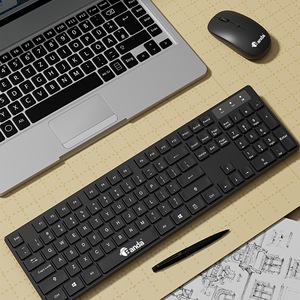 Full Size 104 Keys <strong>2</strong>.4G Office Silent <strong>Computer</strong> <strong>Keyboard</strong> Arabic English Wireless <strong>Keyboard</strong> and Mouse Combo for PC Tablet Laptop - Product Image 3