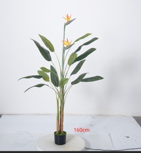 Haihong人工植物メーカー新モデル偽植物人工鳥パラダイスパームコーヒーショップ用 - Product Image 4