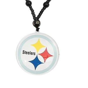 NFL futbol takım tarafından 32 üst beş amerikan takımları kolye cam kolye boncuk zincir kazak takı üst moda kolye & Charms