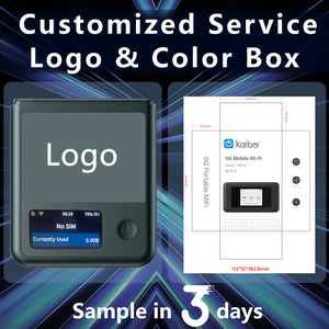 Bộ định tuyến bỏ túi tốc độ cao 4G LTE Wifi Karbor MF301 OEM ODM, pin 5000mAh, Wifi băng tần kép 2.4G/5GHz, chuẩn Cat 6 - Product Image 6