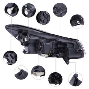 Car Accesorios Base Usa Version Halogen Black Housing Headlight Headlamp for Chevrolet Trax 2017-2023 Trax LS/LT/<strong>Premier</strong>