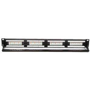 Frame 24 Port UTP Network Patch Panel Cat6A Distribución de red sin blindaje - Product Image 4