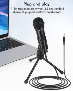 Mini micrófono con cable para Pc y ordenador, 3 polos, 3,5 Mm - Product Image 3