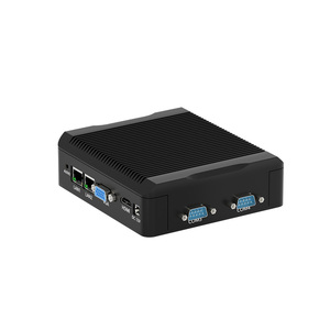 効率的なIntel Celeron N5095クアッドコアDDR4 8GBデュアルLAN 2 RJ45 4シリアルCOM豊富なUSB WiFiファンレス組み込みミニシステム - Product Image 1