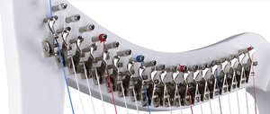 Walter toptan High-end lyre arp dizeleri enstrüman, 19 dize kazınmış arp yarım adım kolu dizeleri ve ayar - Product Image 2