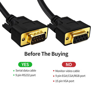 สายคอนเนคเตอร์ D-Sub สำหรับคอมพิวเตอร์ PCB ตัวเชื่อมต่อ D-sub 9พิน25พิน DB9 DB25 - Product Image 4