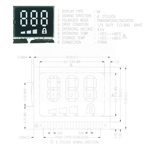Stocked <strong>LCD</strong> Screen <strong>Modules</strong> Small Quantity Meter Monochrome Segment <strong>LCD</strong> <strong>Display</strong> <strong>Module</strong>