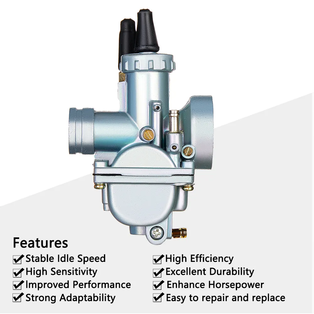 Carburador 22mm For Suzuki QJ100-M KW100-M AX100 AX 100 100cc RGV120 2ストロークモーターサイクルCarburador