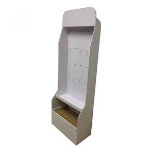 Индивидуальная цветная печать для поп-картона Pegboard, Современная портативная и перерабатываемая Складная рекламная подставка с крючками - Product Image 5