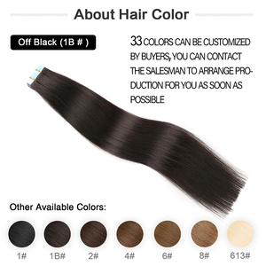 Kaliteli rus remy bakire insan saç bandı uzantıları iki kez işlenmiş postişler parça başına 100g - Product Image 3